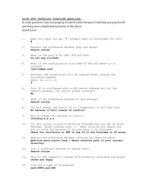 Image result for All Linux Interview Questions and Answers PDF