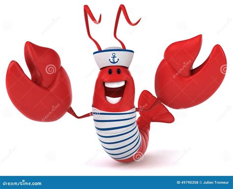 Fun lobster stock illustration. Illustration of cancer - 49790358