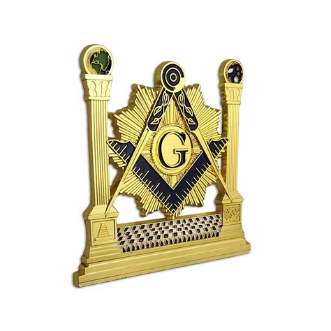 Buy FreemasonerMasonic Car Emblem Altar Pillars Square & Compass ...