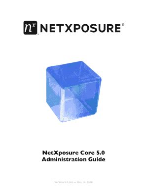 Fillable Online univcomm cornell NetXposure Core 5.0 Administration ...