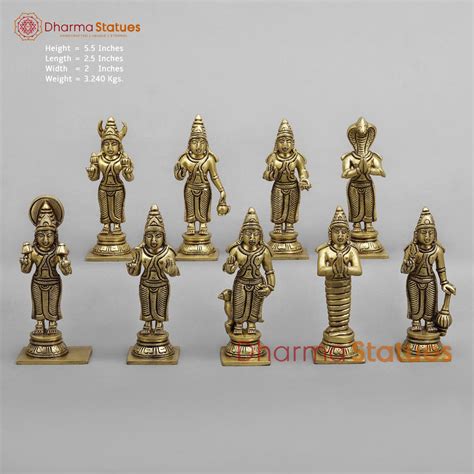 Buy Brass Vishnu Statue and Sculptures Online | Tirupati balaji Idols ...