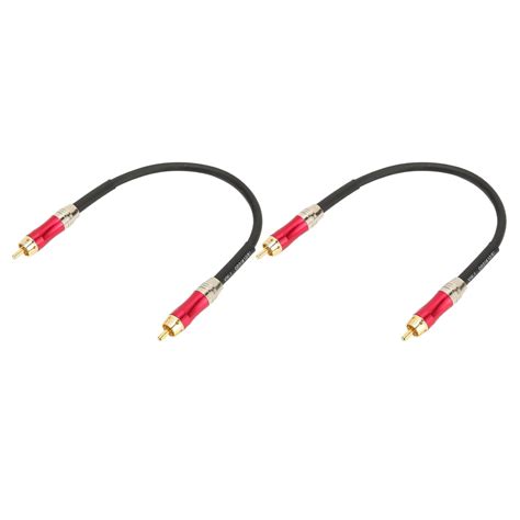 Cable, Professional Male to Male Gold Plated Connector Double Shielded ...