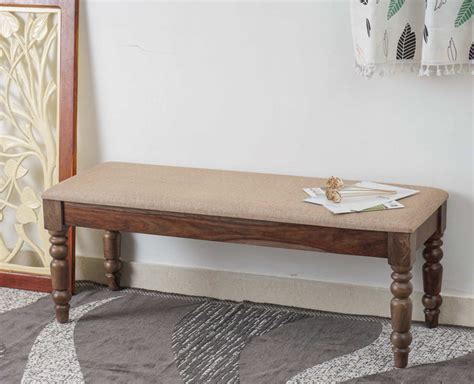 Belgium 3 Seater Sheesham Wood Bench
