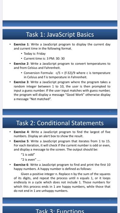 Image result for JavaScript Simple Task