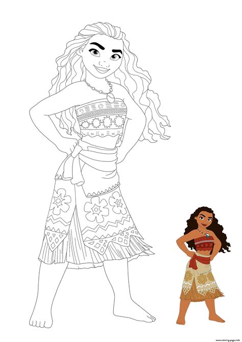 Printable Moana Coloring Pages - Coloring Pages