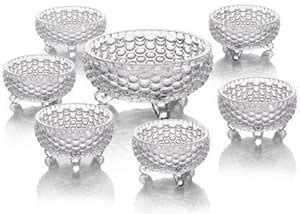 Buy NGB Glass Crystal Desert Ice-Cream Sundae Bowl, Standard, Clear, 7 ...
