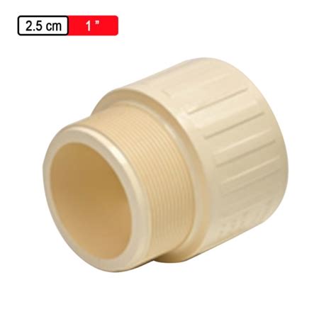 Astral CPVC Pro Copper Tube Size Male Adaptor CPVC Threads 2.5cm 1inch ...