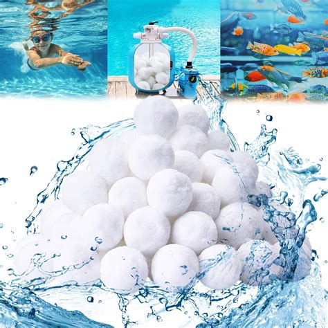 Amazon.com : ROAESTKE 1.5Lbs Pool Filter Balls Swimming Pool Sand ...