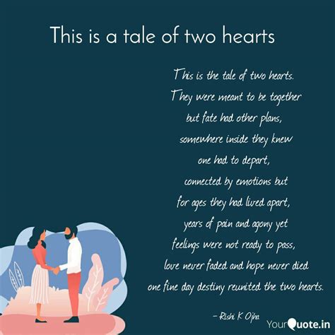 This is the tale of two h... | Quotes & Writings by Rishi K | YourQuote