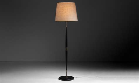 Black & Brass Floor Lamp :: Obsolete