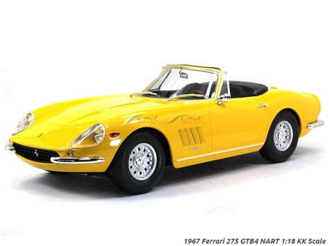 1967 Ferrari 275 GTB4 NART 1:18 KK Scale diecast model car | Scale Arts ...