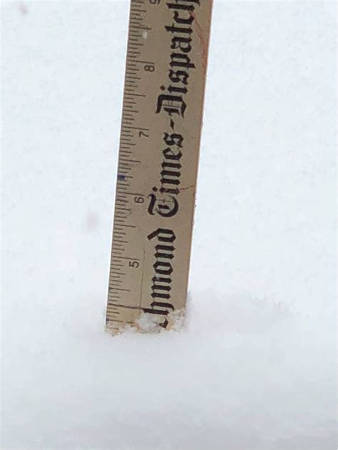 From 1 inch to 1 foot: snow totals in the Richmond area and across Va ...