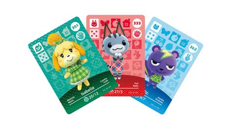 Animal Crossing New Leaf Amiibo Karten