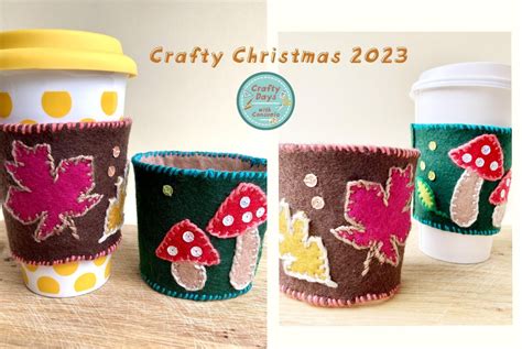 Crafty Christmas - Wool and Felt Coffee Cosy, Unwined in Tooting ...
