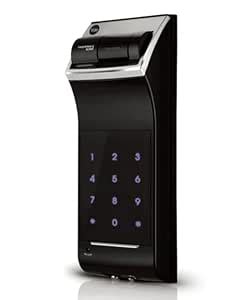 Yale YDR4110 Metal Rim Lock Biometric, PIN Code and Remote Control ...