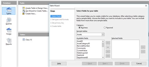 Image result for Class 10 Creating a Table in OpenOffice Database