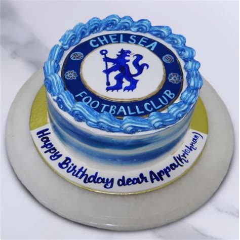 Chelsea Logo Photo Cake Delivery In Delhi And Noida