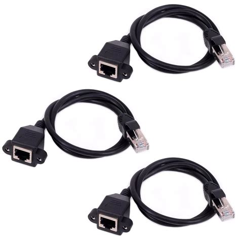 Paruht |3 pcs| 1.5 Meter Ethernet LAN Network Cat6 Cat5e Cat5 Extension ...