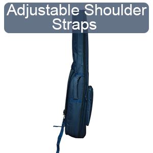 Mexa Polyester Acoustic Guitar Backpacks Bag Foam Padded For 38; 39; 40 ...