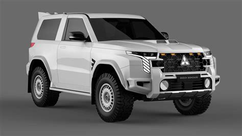 Mitsubishi Pajero Evolution revival render