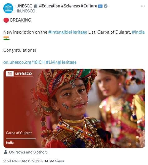 'Garba of Gujarat' added Unesco list of Intangible Cultural Heritage ...