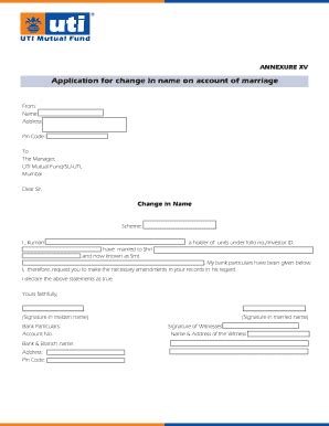 Uti Change Name Form - Fill Online, Printable, Fillable, Blank | pdfFiller