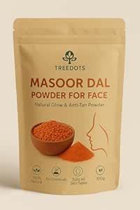 Masoor Dal Powder - 100 Grams | Natural Face Pack for Bright Skin ...