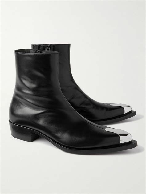 Alexander McQueen - Leather Chelsea Boots - Black Alexander McQueen