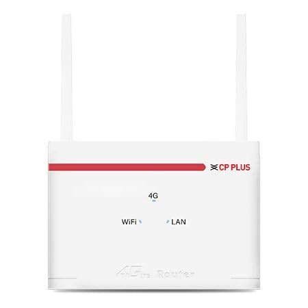 CP Plus 4G SIM Card Wi-Fi Router with High Speed 4G Internet & Wider Wi ...