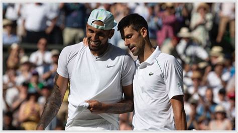 "I served awful... Not everyone can serve like you" - Novak Djokovic banters with Nick Kyrgios ...