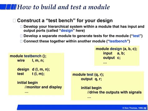 How to Test a Module 的图像结果