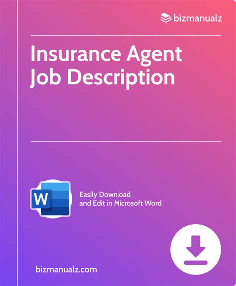 Insurance Agent Job Description Examples 的图像结果