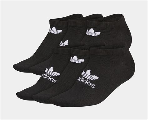 adidas Trefoil Superlite No Show Womens Socks Black FZ6681 – Shoe Palace