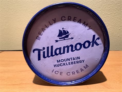 Tillamook Mountain Huckleberry Ice Cream Review | The Off Brand Guy