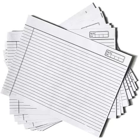 Ruled Answer Sheet Paper 500 Sheets Pack Buy Online