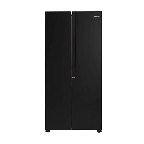 AmazonBasics 468 L Side-by-Side Refrigerator Appliance (Black) : Amazon ...
