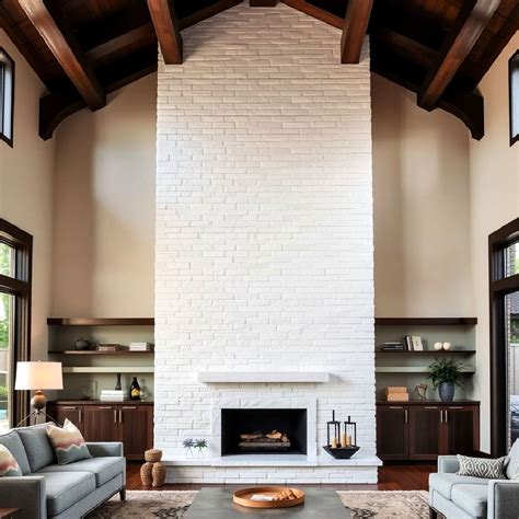 15 White Stone Fireplace Ideas To Try