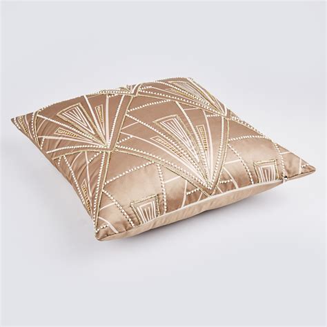 Buy Lucent Avis Embellished Cushion Cover - 40x40cm from Home Centre at ...