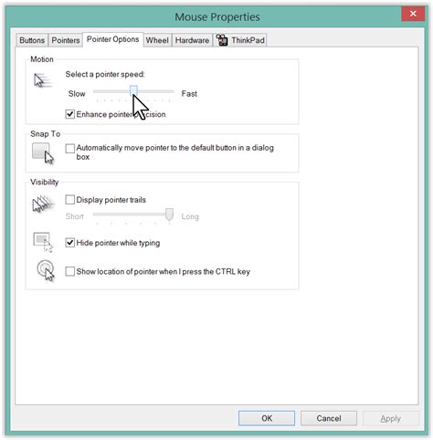 Image result for Pointer Speed Setting