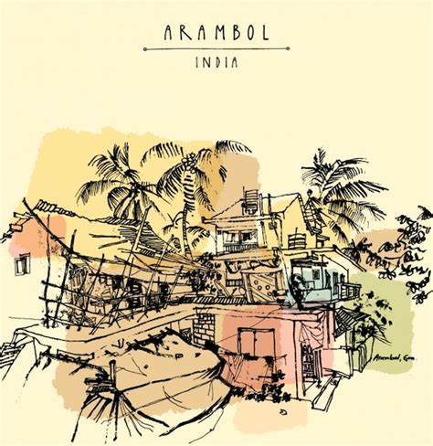 Arambol background design | Free Vector