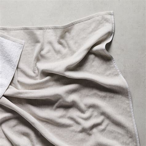 Earth Stucco Bamboo Hammam Terry XL Bath Towel | Oodaii Towels