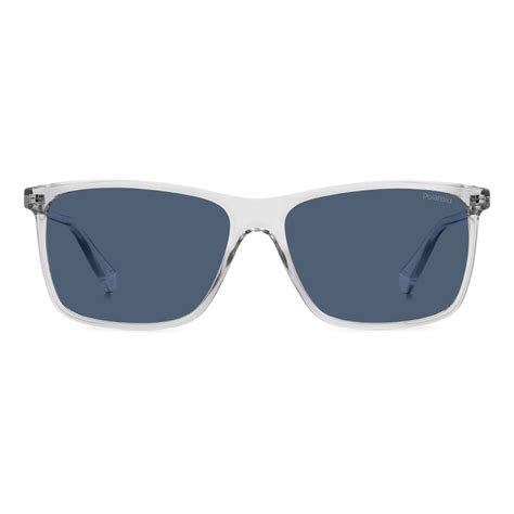 Buy Stylish Polaroid PLD4137 KB7C3 Square Polarized Sunglasses For Men