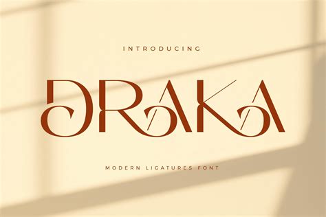 Draka Font by Aqeel_Art · Creative Fabrica