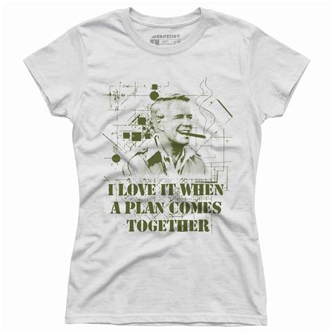 I Love it When a Plan Comes Together - Women's T-Shirt – m00nshot