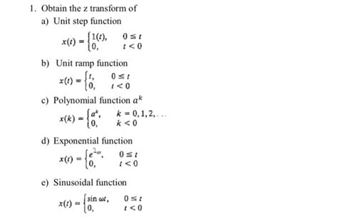 Image result for Step Function Z Transform