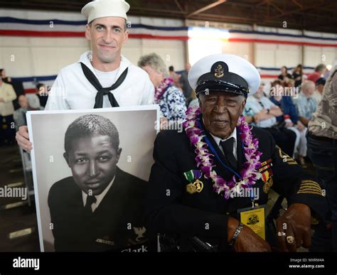 Carl Clark, a Pearl Harbor survivor and retired Navy Chief Petty ...