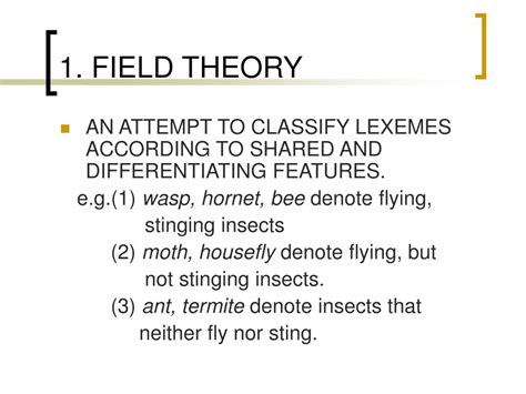 Image result for Lexical Field Examples
