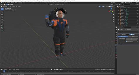 3D Modern NASA Spacesuit Axiom On Astronaut Waving Pose - TurboSquid ...