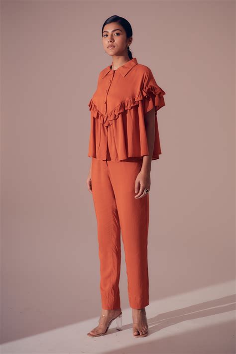 Fiji Top - Sunset Orange