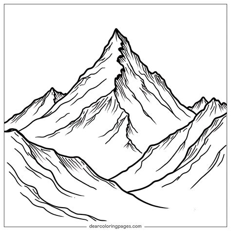 Mountain Coloring Pages - 13 Free Printable Coloring Pages